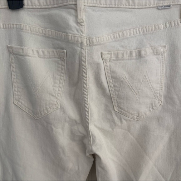 Mother Denim Off White Jeans High Waisted Looker 25 Whipping the Cream - Picture 9 of 15